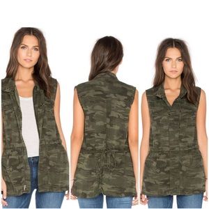 Sanctuary Olive Camo Vest